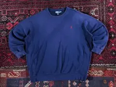 ポロラルフローレン ヘビーウェイト スウェット トレーナー ネイビー 3XL