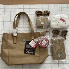 ハローキティ　トートバッグ　ポーチ等　5点セット