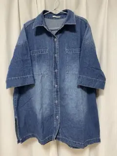 BAYFLOW デニムオーバーサイズ半袖シャツ