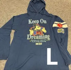 SALE◆ディズニーリゾート　パーカー　ミッキー　ドナルド　古着風