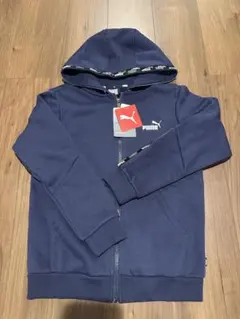 PUMA 150㎝　プーマ　パーカー　ネイビー　起毛　新品