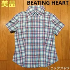 美品！ BEATING HEART チェック シャツ ビーティングハートのサムネイル