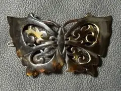 髪留め　鼈甲　べっこう　希少　斑柄　蝶　バレッタ　髪飾り　和洋折衷　着物 髪留め 鼈甲 べっこう 希少 斑柄 蝶 バレッタ 髪飾り 和洋折衷 着物