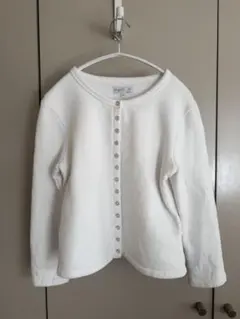 agnès b. ホワイト カーディガン T2