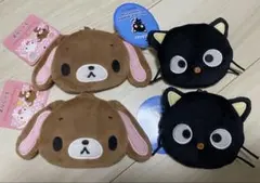 新品4個セット　キャラがま　チョコキャット　リラックマ