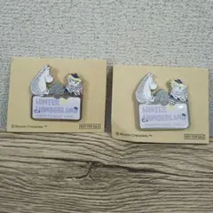 【2個セット】ムーミン♡ピンバッジ