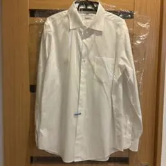 ユニクロ UNIQLO スーパーノンアイロン スリムフィットシャツ L ホワイト