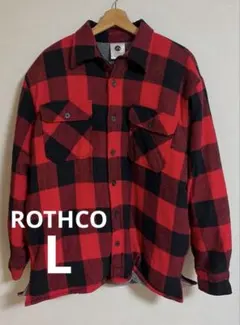 ⭐︎ROTHCO ボアライニング バッファローチェック ヘビーネル ジャケット