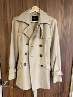 ベージュ ピーコート