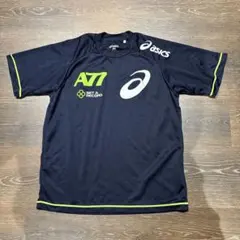 asics A77 Tシャツ ネイビー Mサイズ