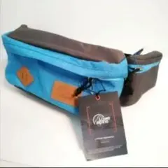 Lowe Alpine ボディバッグ・ウエストポーチ 青と茶色 新品タグ付き