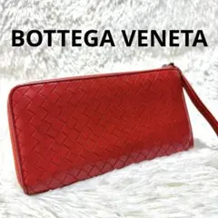 BOTTEGA ボッテガヴェネタ イントレチャート Ｌ字ファスナー 本革長財布のサムネイル