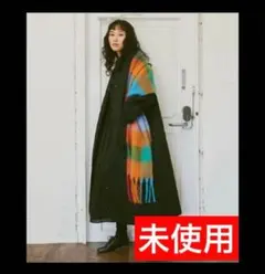 【Libra Cue】F 未使用キルティングボリュームコートブラック