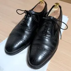 スコッチグレイン HIROKAWA ブラックドレスシューズ - メルカリ