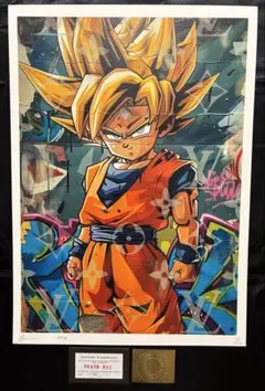 アダムリスター 版画 Labubu ラブブ シルクスクリーン 限定50部 荻須