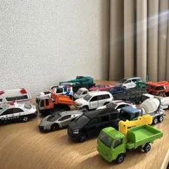 ミニカーセット 警察車両・救急車・スポーツカー