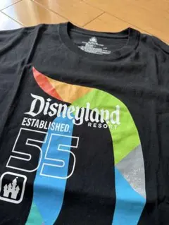 Disneyland Resort 55周年記念 Tシャツ ブラック Lのサムネイル