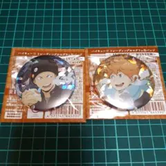 ハイキュー!!　ホログラム缶バッジ　autumn&winter　日向　田中