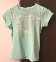 ディズニー ツムツム Tシャツ 140 ミントグリーン 半袖 速乾 女の子