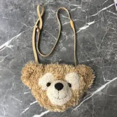 ダッフィー クマ型ポシェット ベージュ