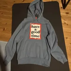 have a good time パーカー ブルー M