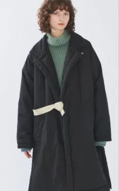 ALACUDA 【FUTON】タイロッケンコート　ダウンコート　ロング　黒　軽量