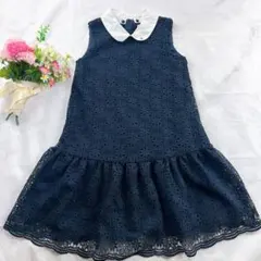 美品✨ケイトスペードニューヨーク ワンピース ジャガード 花柄 襟 ピン シャツ