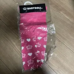 BABYDOLL ベビータイツ ピンク 王冠柄