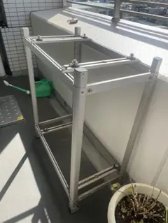 【業務用】エアコン室外機架台 95×48×50 高さ調整可 中古 平地・二段置用エアコン室外機架台 高耐蝕溶融メッキ鋼板 ルーム