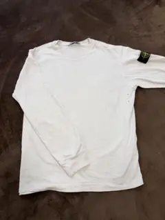 STONE ISLAND ホワイトトレーナー