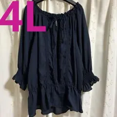 Vanilla studio しまむら 大きいサイズ 4L ブラウス・チュニック