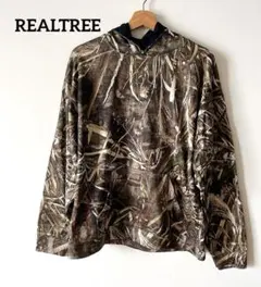 REALTREE リアルツリー 迷彩 カモフラ スウェットパーカー【L】総柄