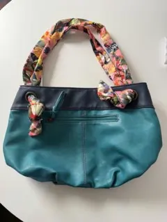 【即購入OK】チチカカ　TITICACA ターコイズブルー ショルダーバッグ