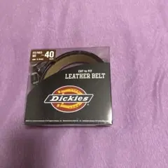 Dickies カットフィット レザーベルト 40インチ
