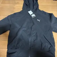 PUMA DRYCELL フード付きウィンドブレーカー ブラック　レディース　M