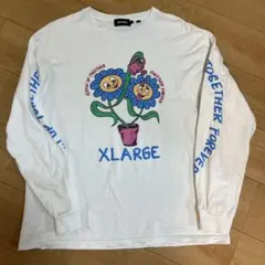XLARGE 長袖カットソー ホワイト Lサイズのサムネイル