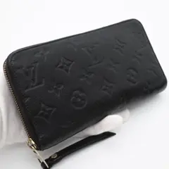 ✨ルイヴィトン モノグラム アンプラント ジッピーウォレット 財布　黒　ノワール