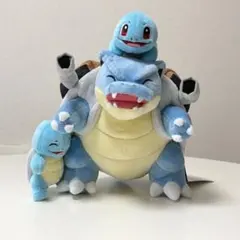 カメックス ゼニガメ ポケモンパーク カントー ぬいぐるみ 3体セット