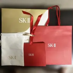 【新品未使用】SK-Ⅱ 巾着袋　ショップ袋　紙袋　金継ぎ