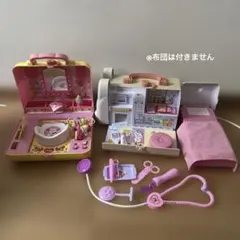 メルちゃん救急車、いちごのびようしつ セット