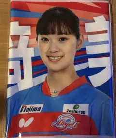 卓球　Tリーグ　長﨑美柚　応援フェイスタオル2025 最新商品　最終値下げ価格！