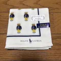 新品 POLO RALPH LAUREN 大人のガーゼ　日本製　ポロベア