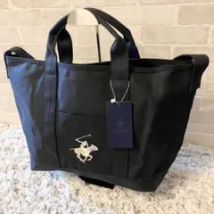 新品★BEVERLY HILLS POLO CLUBトートバッグブラック2wayのサムネイル