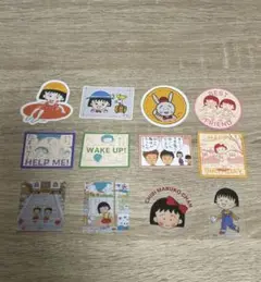 ちびまる子ちゃん りぼん3coinsコラボステッカー 12枚セット