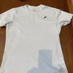 ASICS ホワイト Tシャツ　Mサイズ