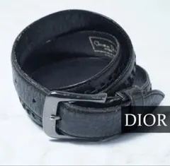 な*こ様 Christian Dior CDロゴバックル ベルト ブラック 即日 - メルカリ