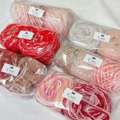 【832】引き揃え デザイン毛糸 まとめ売り セット
