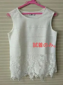 Zelal MOTOMACHI 　レース タンクトップ 　Lサイズ　11号