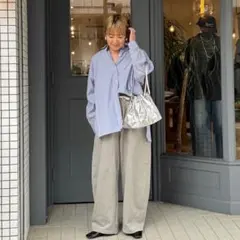 ‼️大特価‼️kusukusu❤️ 【CLOCHE】ミニ裏毛カーブパンツ