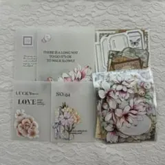 T65 厚口トレペ コラージュ素材 海外マステ